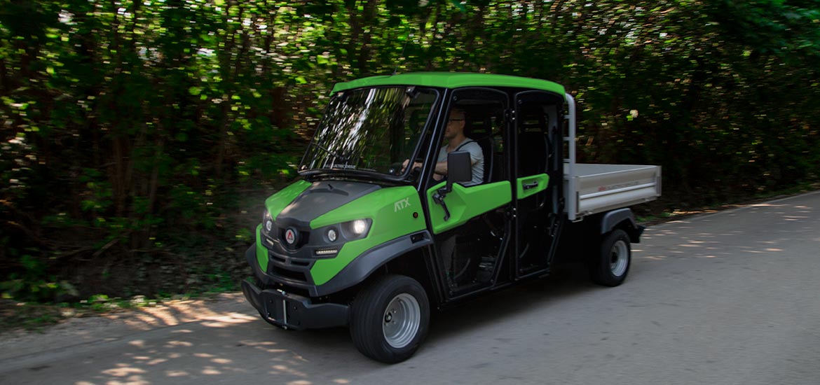 Vehiculo electrico verde ALKE'