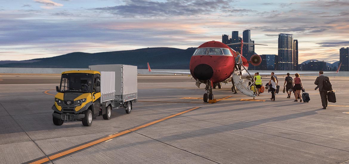 Vehículos Aeroportuarios ALKE' - Para el transporte de mercaderías en los aeropuertos