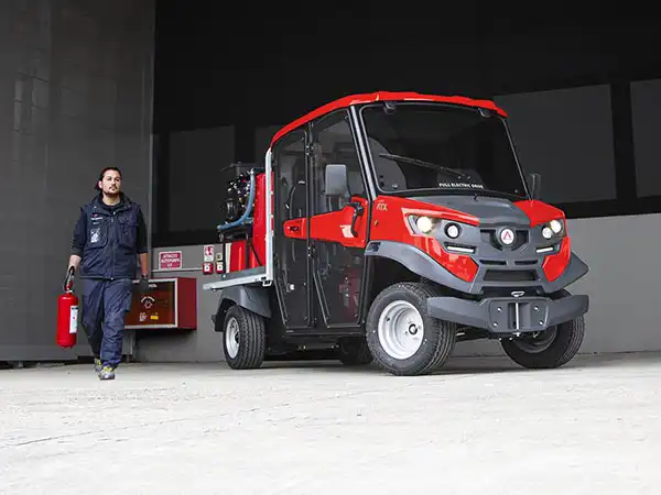 Vehiculos contra incendios electricos ALKE' - Listos para la accion en caso de incendios