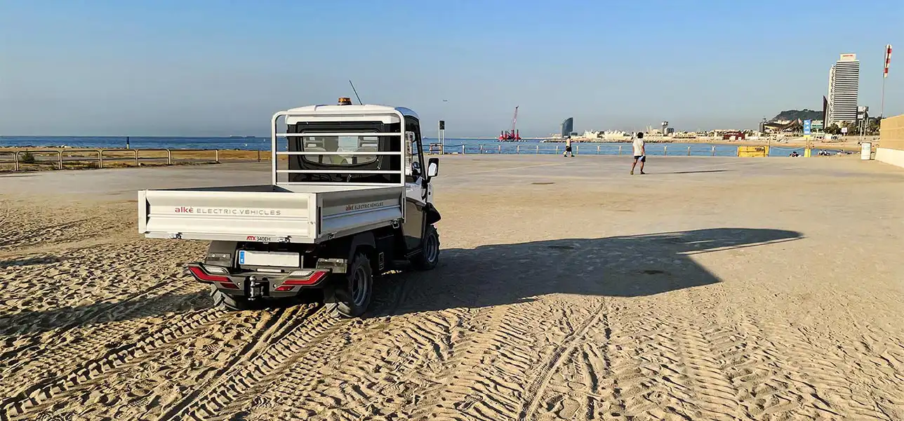 Utilitarios eléctrico para el transporte insular