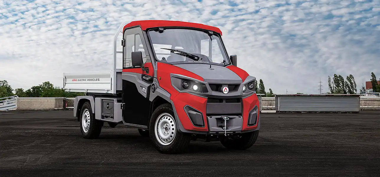 Vehículo eléctrico ATX 4 para uso urbano e industrial