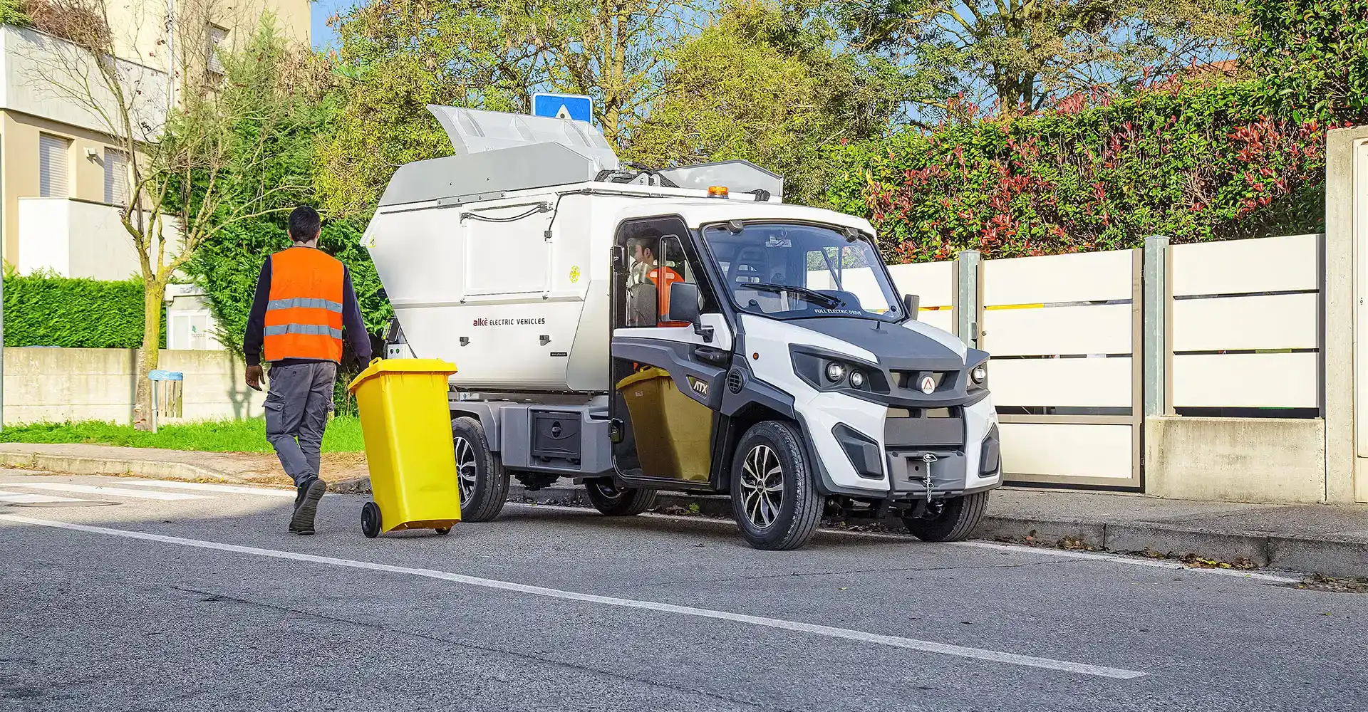 Camiones eléctricos de basura ATX4