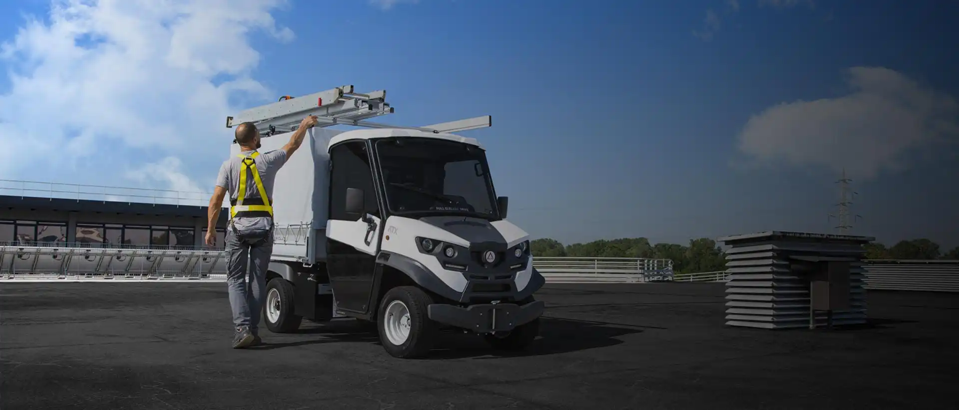 Vehículos eléctricos portaescaleras