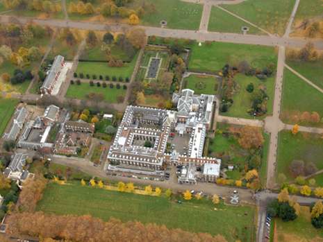 Kensington Palace vista desde arriba