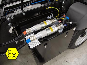 Composants pour véhicules Atex