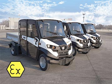 Véhicules électriques ATEX