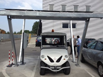 Abri photovoltaïque