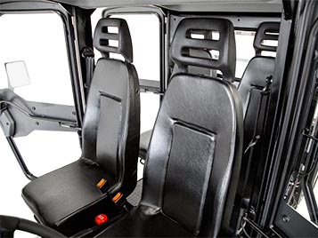 Châssis double cabine - intérieur