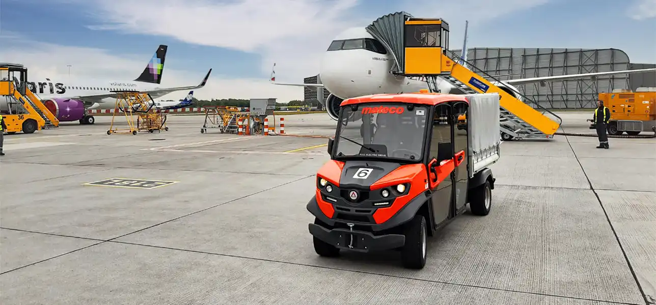 Véhicules électriques pour aéroports